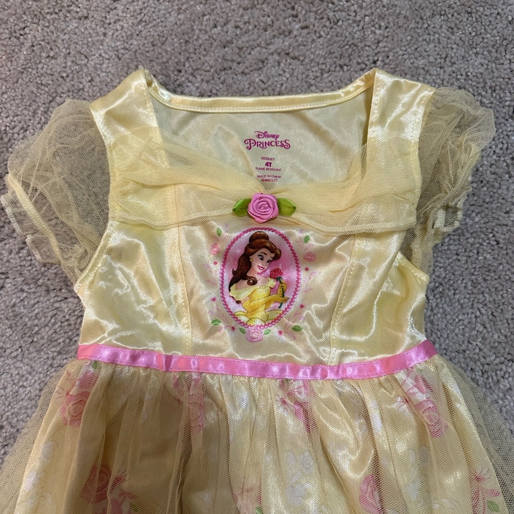 Disney Princess Belle Dress - Yellow
